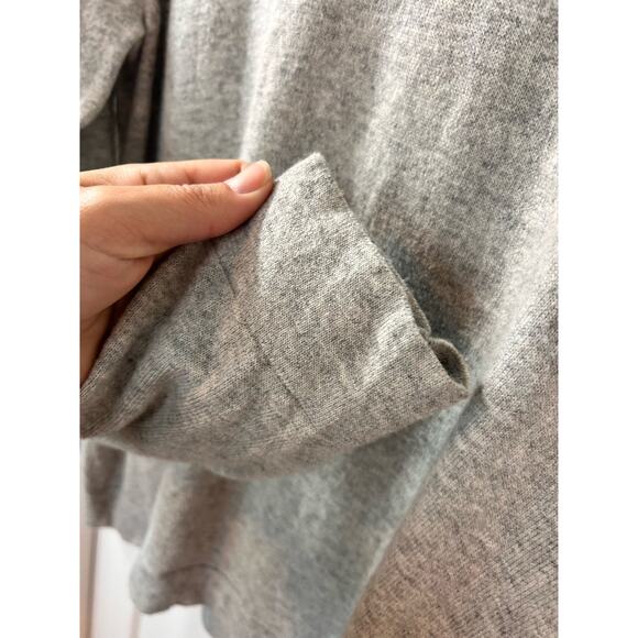 J. Crew Women’s Heather Wool Knit Crewneck Sweater Pullover Gray Size Large - Picture 6 of 11